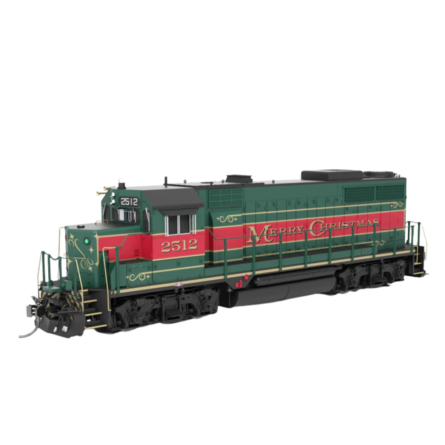 Broadway Limited Imports 10025 EMD GP35 Christmas Holiday Scheme Paragon4 Sound HO Scale