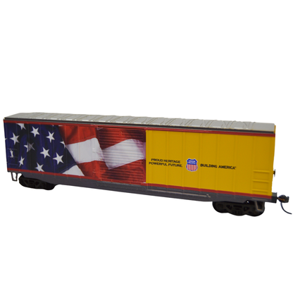 Value Trains USA 10059 Council Bluffs Heritage Scheme Boxcar Union Pacific (UP) HO Scale
