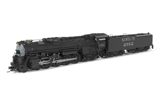 Broadway Limited Imports ATSF Class 2900 4-8-4 (10104) | #2921 | As-Built Appearance | Paragon4 Sound | Sound/DC/DCC | Smoke | HO Scale