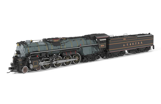 Broadway Limited Imports ATSF Class 2900 4-8-4 (10118) | #2914 | Ornate 1870's Fantasy Paint | Paragon4 Sound | Sound/DC/DCC | Smoke | HO Scale
