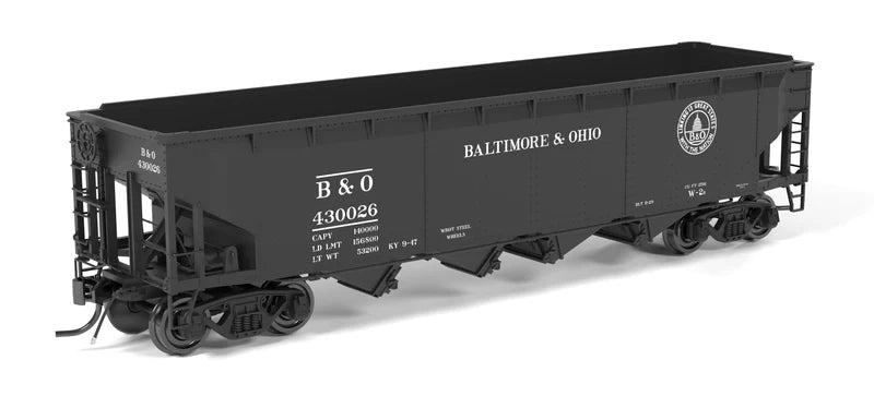 Broadway Limited Imports (10130) | ARA 70-ton 4-Bay Hopper | Baltimore & Ohio B&O W2b, Pack A | "13 Great States" | Pack of 6 | HO Scale [PRE-ORDER]
