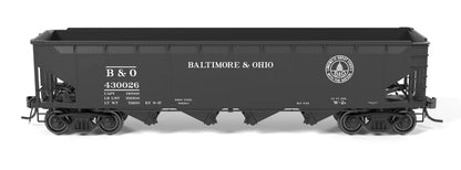 Broadway Limited Imports (10130) | ARA 70-ton 4-Bay Hopper | Baltimore & Ohio B&O W2b, Pack A | "13 Great States" | Pack of 6 | HO Scale [PRE-ORDER]