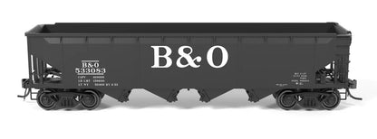 Broadway Limited Imports (10133) | ARA 70-ton 4-Bay Hopper | Baltimore & Ohio B&O W2b, Pack B | Pack of 6 | HO Scale [PRE-ORDER]