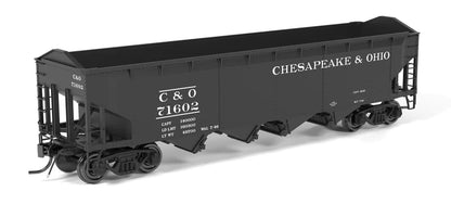 Broadway Limited Imports (10142) | ARA 70-ton 4-Bay Hopper | Mixed Variety Pack (B&O, C&O, MILW) | Pack of 6 | HO Scale [PRE-ORDER]