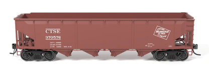 Broadway Limited Imports (10137) | ARA 70-ton 4-Bay Hopper | Milwaukee, Pack B | Pack of 6 | HO Scale [PRE-ORDER]