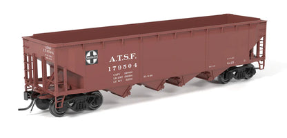 Broadway Limited Imports (10138) | ARA 70-ton 4-Bay Hopper | ATSF, Pack A | Pack of 6 | HO Scale [PRE-ORDER]