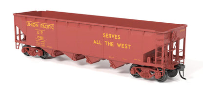 Broadway Limited Imports (10141) | ARA 70-ton 4-Bay Hopper | Union Pacific Streamliners/Serves All the West, Pack B | Pack of 6 | HO Scale [PRE-ORDER]