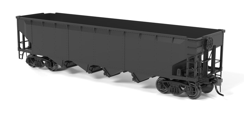 Broadway Limited Imports (10143) | ARA 70-ton 4-Bay Hopper | Unlettered | Pack of 6 | HO Scale [PRE-ORDER]