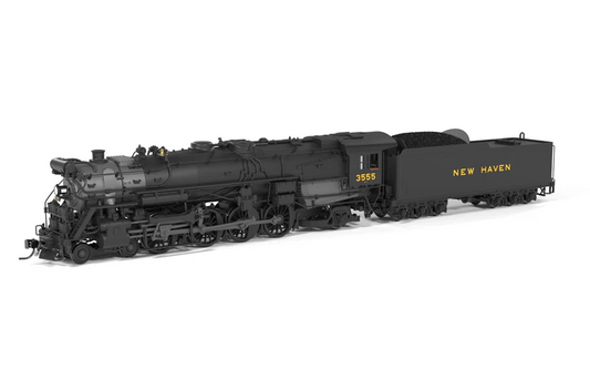 Broadway Limited Imports New Haven R3a 4-8-2 (10158) | #3555 | 1945-1950 Appearance | Paragon4 Sound/DC/DCC | Smoke | HO Scale