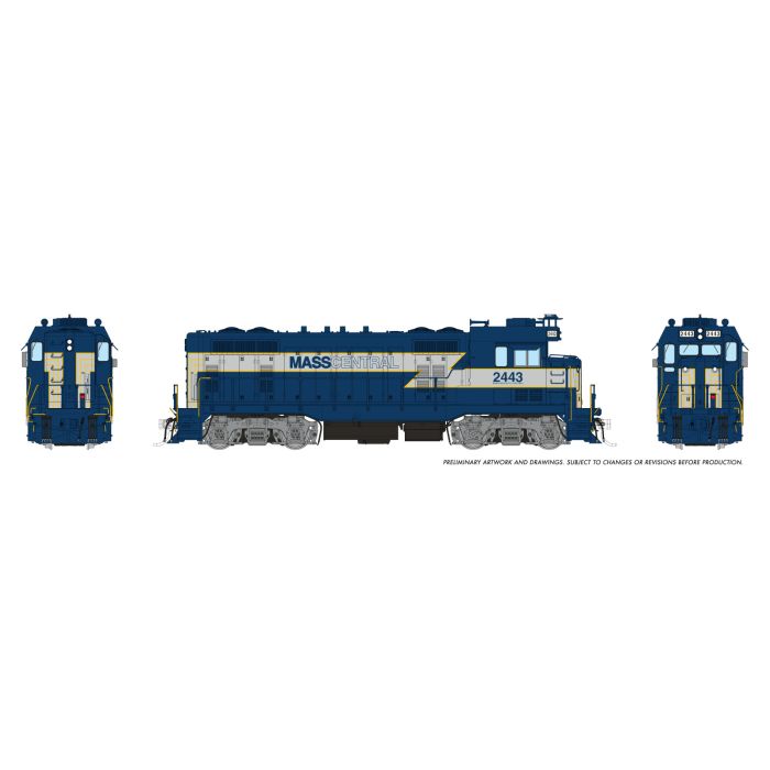 Rapido (1017507) CF7 Locomotive Mass Central #2443 DCC/Sound HO Scale - original Rapido manufacturer image