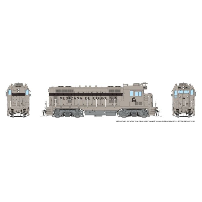 Rapido (1017508) CF7 Locomotive Mexicana De Cobre SA #F.11.8 DCC/Sound HO Scale - original Rapido manufacturer image