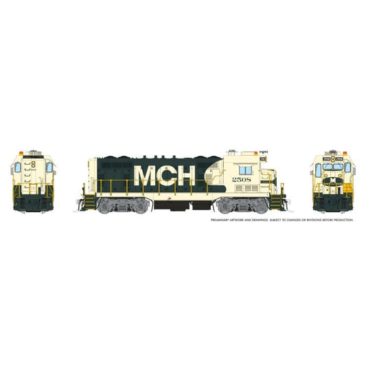 Rapido (1017017) CF7 Locomotive Midwest Coal Hauling #2627 DC/Silent HO Scale - original Rapido manufacturer image