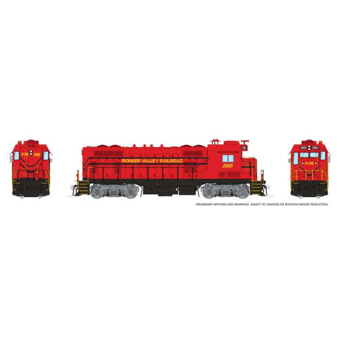 Rapido (1017520) CF7 Locomotive Pioneer Valley RR #2565 DCC/Sound HO Scale - original Rapido manufacturer image