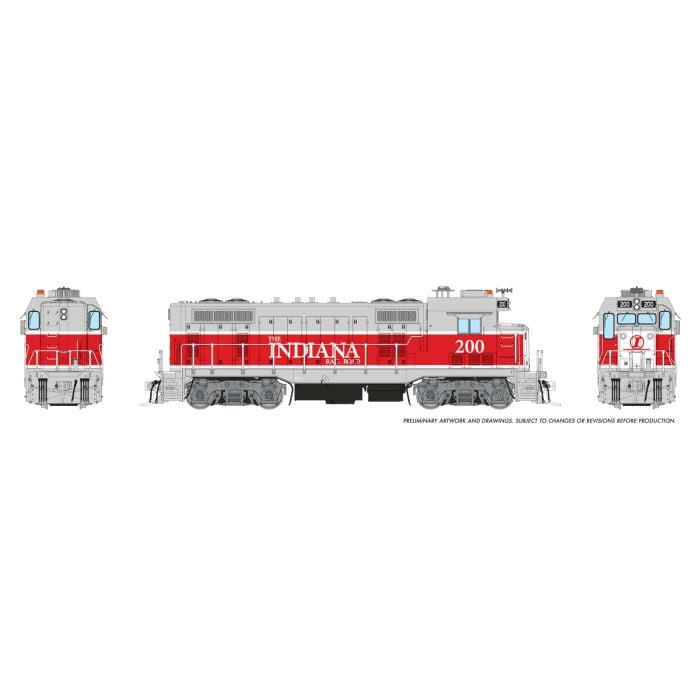 Rapido (1017529) CF7 Locomotive The Indiana RR #200 DCC/Sound HO Scale - original Rapido manufacturer image