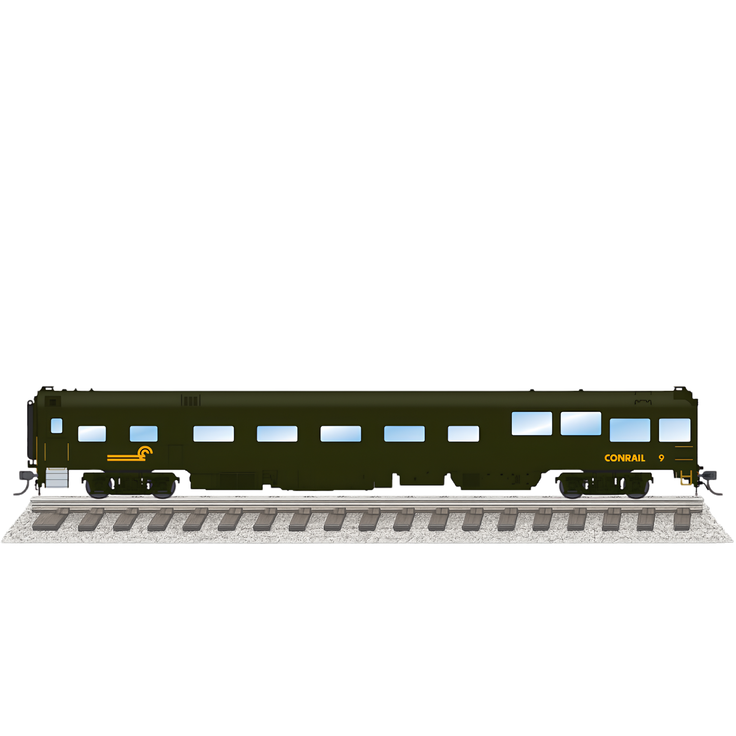 Broadway Limited Imports (10172) | Conrail Track Inspection Car #9 | 1192-1997 Appearance | HO Scale [PRE-ORDER]