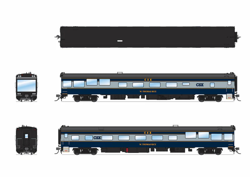 Broadway Limited Imports (10176) | CSX Track Inspection Car #994009 | W. Thomas Rice | 2021-Present Day Appearance | HO Scale [PRE-ORDER]