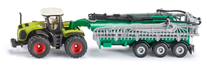 Siku (1827) | Claas Xerion Tractor with Slurry Tanker | HO Scale