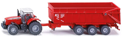 Siku (1844) | Massey Ferguson Tractor with Trailer | HO Scale