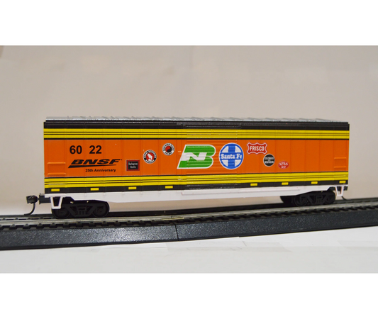 Value Trains Kadee Equipped ACF 50' 6" Boxcar (10216) | BNSF #6022 All Railways Heritage Scheme | HO Scale
