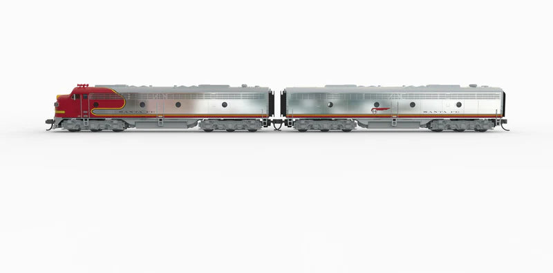 Broadway Limited Imports (10280) | EMD E8 A/B Set | ATSF 80L / 80A | 1950s Appearance | Paragon4 Sound/DC/DCC (A Unit Only, B Unit Unpowered) | N Scale [PRE-ORDER]