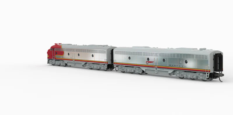 Broadway Limited Imports (10280) | EMD E8 A/B Set | ATSF 80L / 80A | 1950s Appearance | Paragon4 Sound/DC/DCC (A Unit Only, B Unit Unpowered) | N Scale [PRE-ORDER]