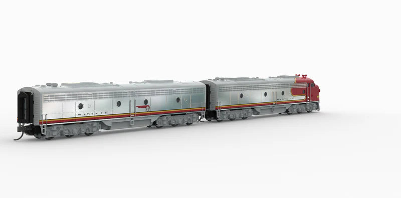 Broadway Limited Imports (10280) | EMD E8 A/B Set | ATSF 80L / 80A | 1950s Appearance | Paragon4 Sound/DC/DCC (A Unit Only, B Unit Unpowered) | N Scale [PRE-ORDER]