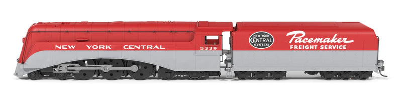Broadway Limited Imports (10341) | Commodore Vanderbilt Hudson | New York Central #5339, Pacemaker Red Fantasy Scheme | Stealth/DC/DCC-Ready/No-Sound | HO Scale [PRE-ORDER]