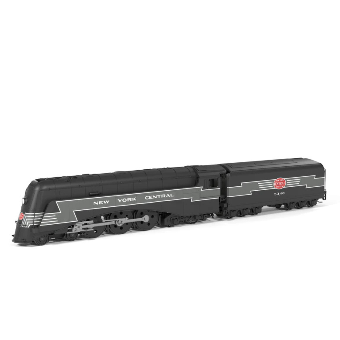 Broadway Limited Imports (10342) | Commodore Vanderbilt Hudson | New York Central #5340, Lightning Stripes Fantasy Scheme | Paragon4 Sound/DC/DCC w/ Smoke | HO Scale [PRE-ORDER]