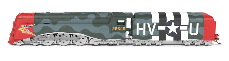Broadway Limited Imports (10346) | Commodore Vanderbilt Hudson | USAAF Fantasy Paint, HV-U #26646 | Paragon4 Sound/DC/DCC w/ Smoke | HO Scale [PRE-ORDER]