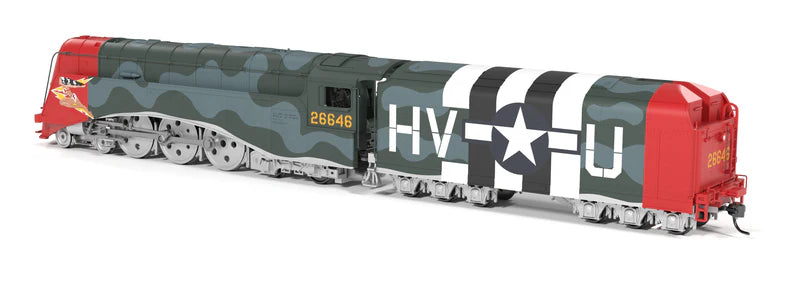 Broadway Limited Imports (10346) | Commodore Vanderbilt Hudson | USAAF Fantasy Paint, HV-U #26646 | Paragon4 Sound/DC/DCC w/ Smoke | HO Scale [PRE-ORDER]
