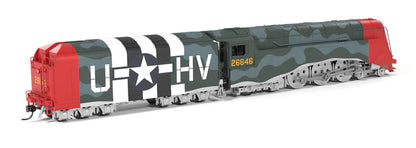 Broadway Limited Imports (10346) | Commodore Vanderbilt Hudson | USAAF Fantasy Paint, HV-U #26646 | Paragon4 Sound/DC/DCC w/ Smoke | HO Scale [PRE-ORDER]