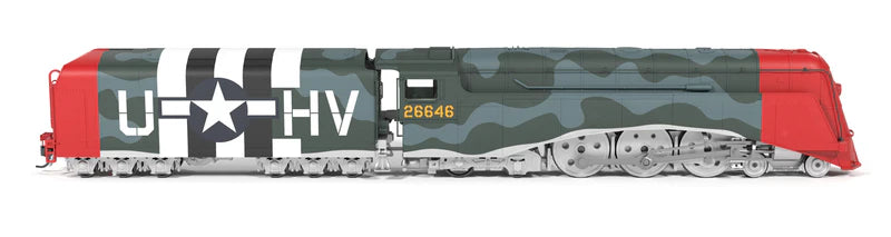 Broadway Limited Imports (10346) | Commodore Vanderbilt Hudson | USAAF Fantasy Paint, HV-U #26646 | Paragon4 Sound/DC/DCC w/ Smoke | HO Scale [PRE-ORDER]