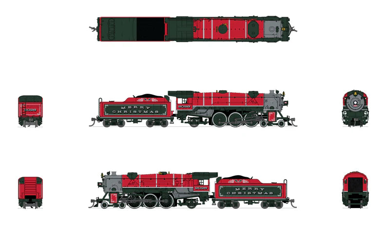 Broadway Limited Imports (10396) | Heavy Pacific 4-6-2 | Christmas 2026 | Paragon4 Sound/DC/DCC | N Scale [PRE-ORDER]