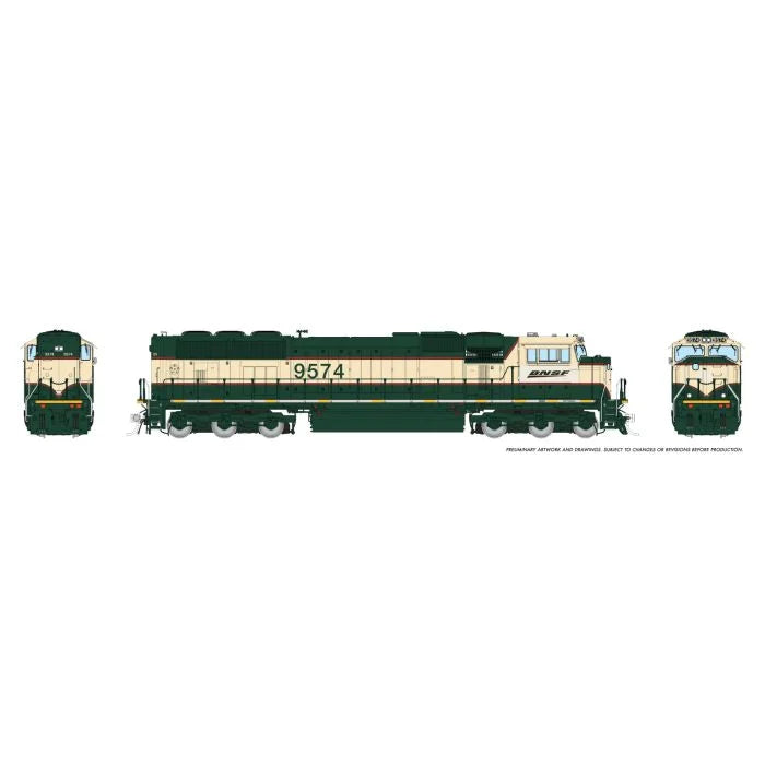 Rapido (1048009) | SD70MAC | BNSF #9574 | Executive w/ Swoosh Patch | DC/Silent | HO Scale [PRE-ORDER]