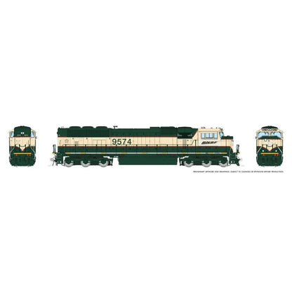 Rapido (1048009) | SD70MAC | BNSF #9574 | Executive w/ Swoosh Patch | DC/Silent | HO Scale [PRE-ORDER]
