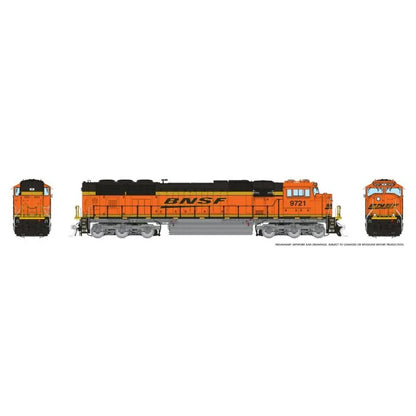Rapido (1111513) | SD70MACe Rebuild | BNSF #9716 | H3 Swoosh Logo | DC/DCC/Sound | N Scale [PRE-ORDER]
