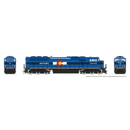 Rapido (1111017) | SD70MAC | Colorado Pacific Railroad #209 | DC/Silent | N Scale [PRE-ORDER]