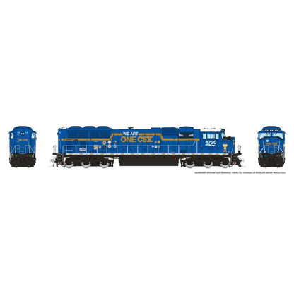 Rapido (1111027) | SD70AC w/  Flared Rad | CSX #4720 | "We Are One" Rebuild | DC/Silent | N Scale [PRE-ORDER]