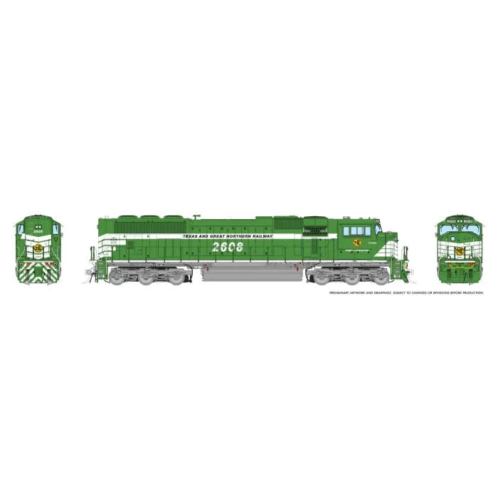 Rapido (1048040) | SD70MAC | Texas & Great Northern #2629 | Home Shops Collaboration | DC/Silent | HO Scale [PRE-ORDER]