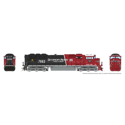 Rapido (1048043) | SD70MACe w/ Flared Rad | Georgia Road #7674 | Home Shops Collaboration | DC/Silent | HO Scale [PRE-ORDER]