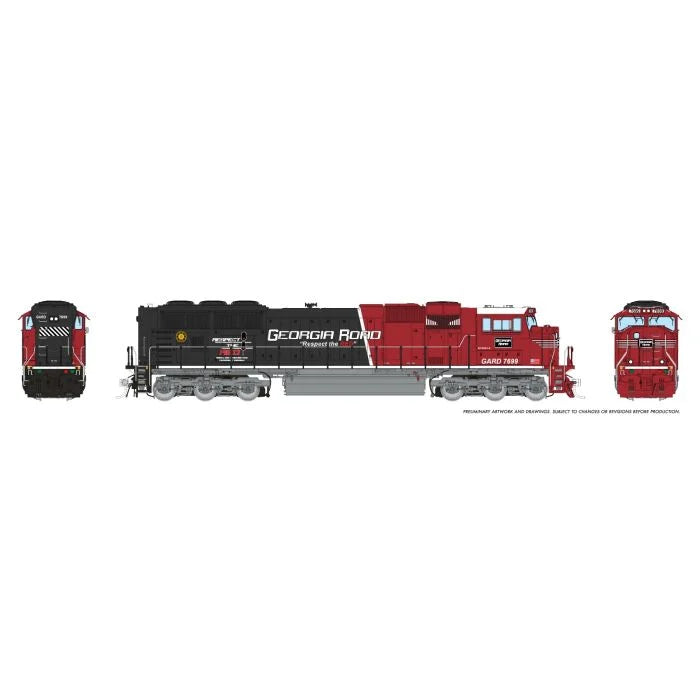 Rapido (1048544) | SD70MACe w/ Flared Rad | Georgia Road #7699 "Respect The Red Scheme" | Home Shops Collaboration | DC/DCC/Sound | HO Scale [PRE-ORDER]