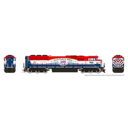 Rapido EMD SD70MACH Metra #525 America 250 DC Silent HO Scale Pre-Order