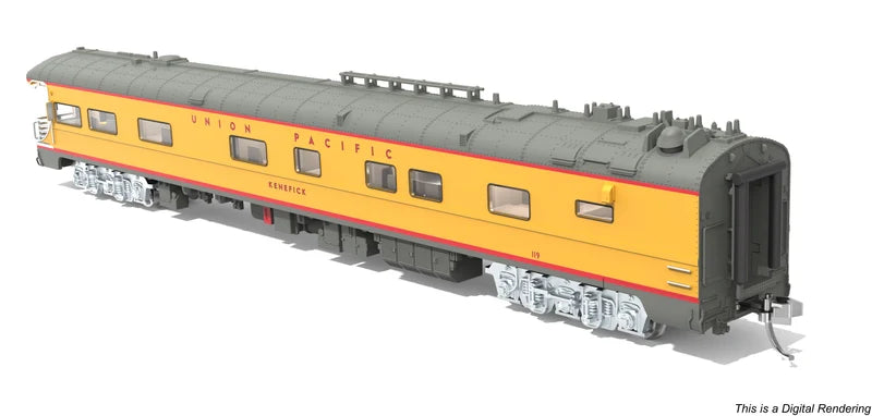 Broadway Limited Imports 10490 Union Pacific Kenefick Business Car UP #119 UP Shield on Rear N Scale
