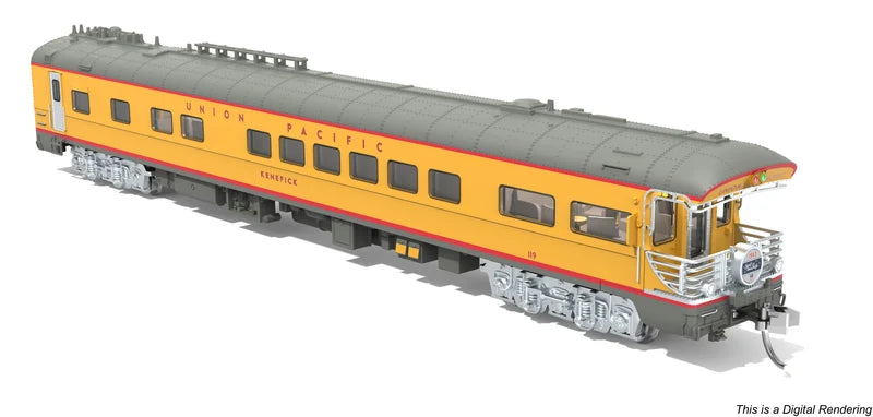 Broadway Limited Imports 10493 Union Pacific Kenefick Business Car UP #119 Spirit of Union Pacific Drumhead N Scale