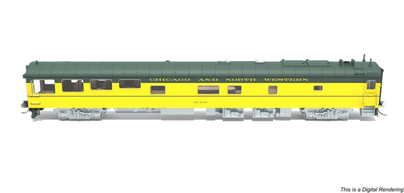 Broadway Limited Imports 10502 Fox River Track Inspection Car Chicago & North Western N Scale