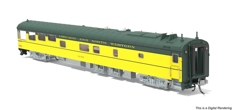 Broadway Limited Imports 10502 Fox River Track Inspection Car Chicago & North Western N Scale
