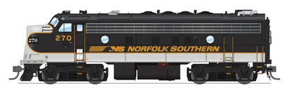 Broadway Limited 10555 EMD F9A/F7B A/B Set Norfolk Southern #270/275 Stealth DCC-Ready HO Scale