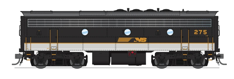Broadway Limited 10555 EMD F9A/F7B A/B Set Norfolk Southern #270/275 Stealth DCC-Ready HO Scale