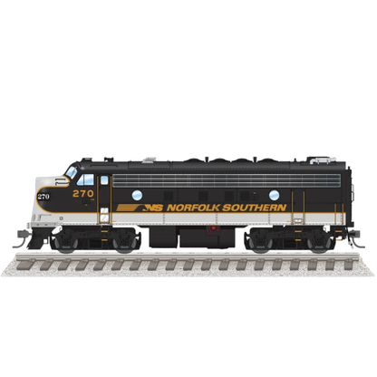 Broadway Limited 10555 EMD F9A/F7B A/B Set Norfolk Southern #270/275 Stealth DCC-Ready HO Scale