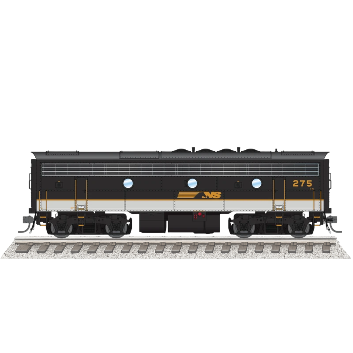 Broadway Limited 10559 EMD F7B Norfolk Southern #276 Stealth DCC-Ready HO Scale